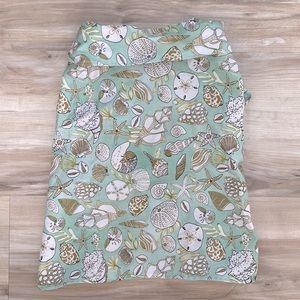 🎉🎉 HOST PICK 🎉🎉 Aloha seashell print Hawaiian dog velcro shirt NWOT